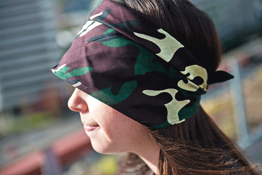 Homemade Shade: Making a Visor Out of a Bandana