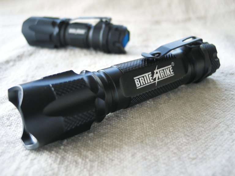 The Blue Dot: Brite-Strike’s Tactical Touch Flashlights