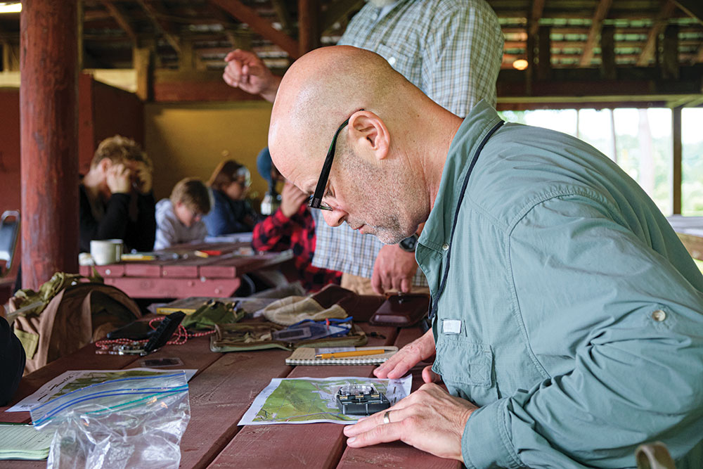 Navigation lessons with the Nature Reliance School