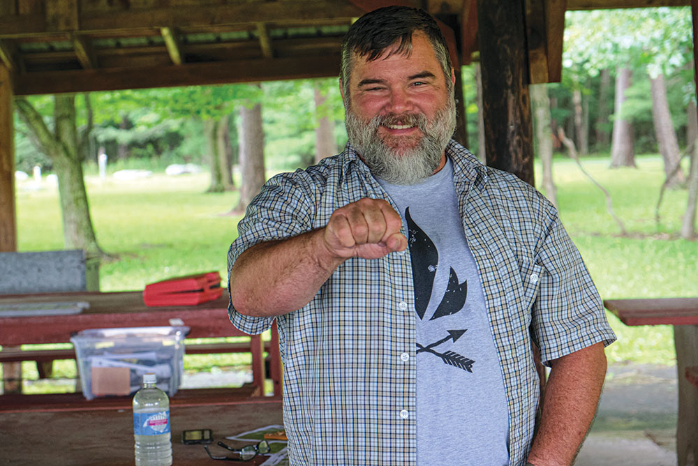 Craig Caudill is the owner and lead instructor of the Nature Reliance School. 