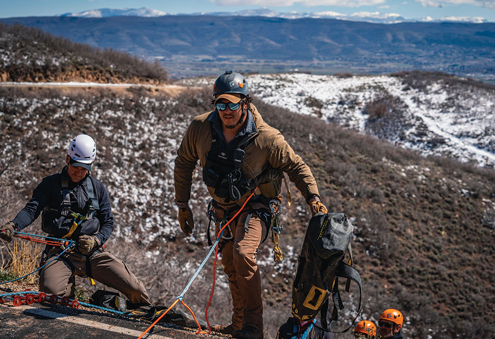 Austin Lester on a High Angel search-and-rescue call. 