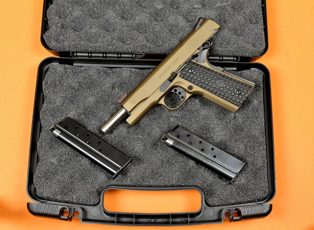 The author ordered his pistol with a Burnt Bronze Cerakote finish.