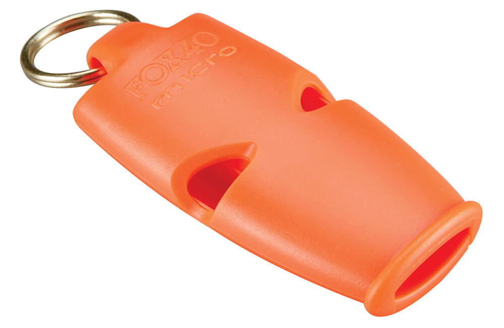 A simple plastic whistle