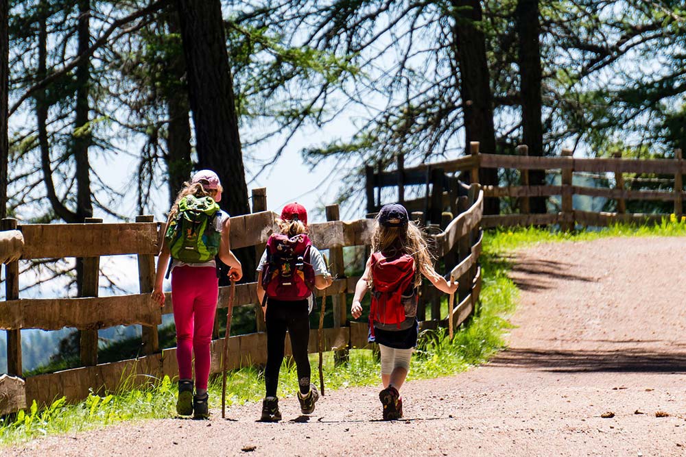 Kids walking