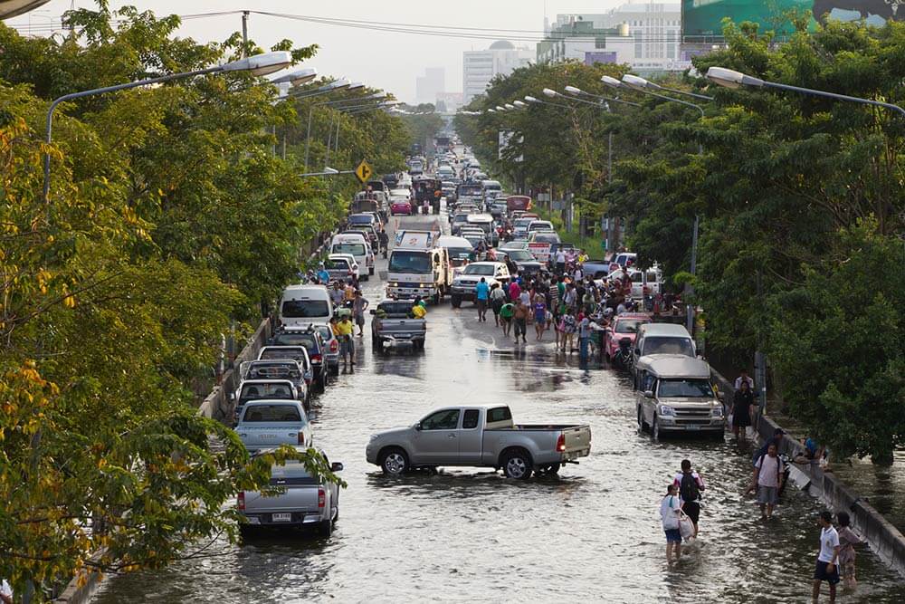 Congestion on road