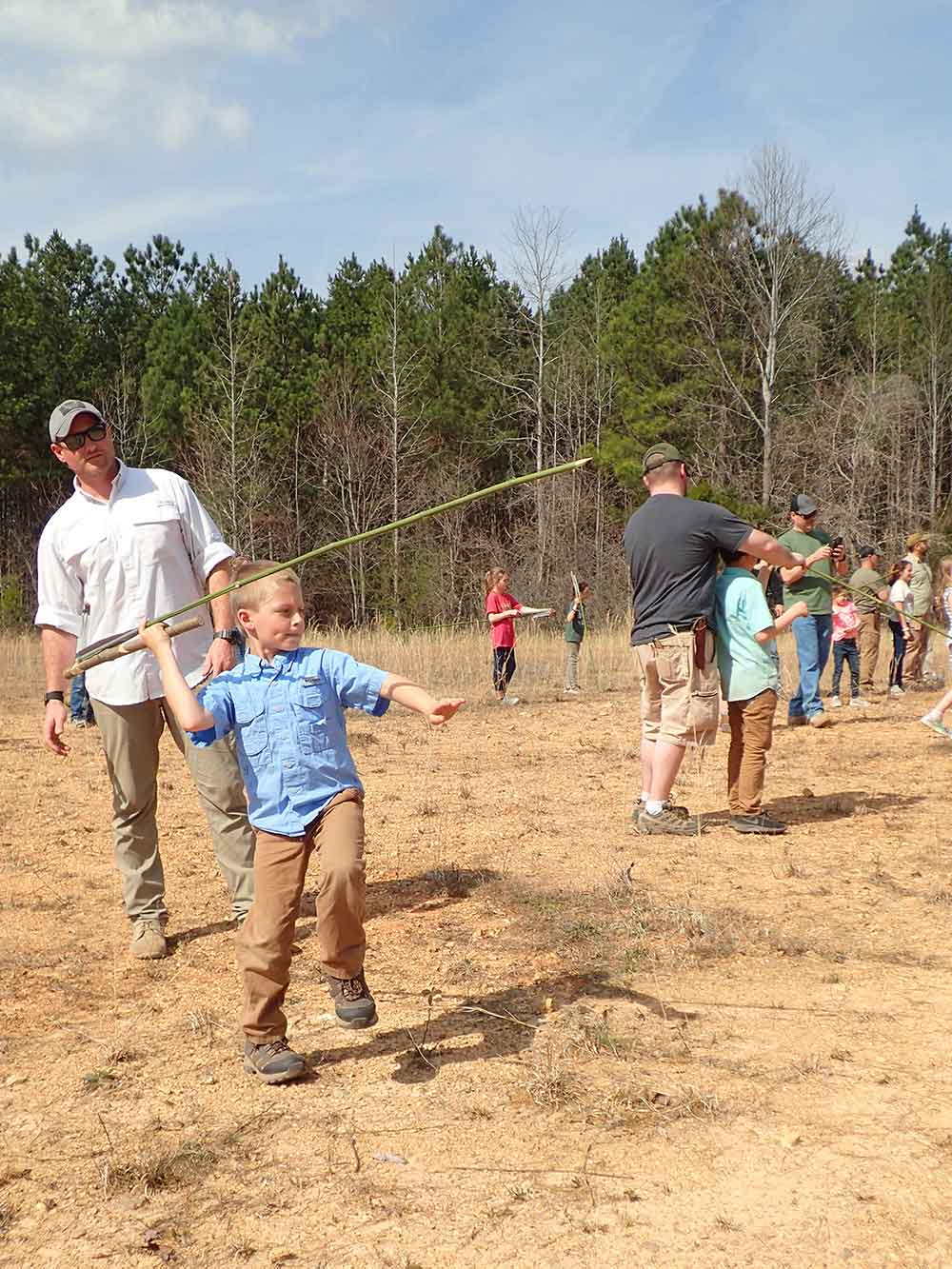 The atlatl contest