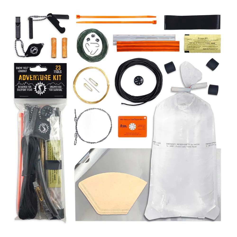 Adventure Kit, 23-Piece Survival Kit