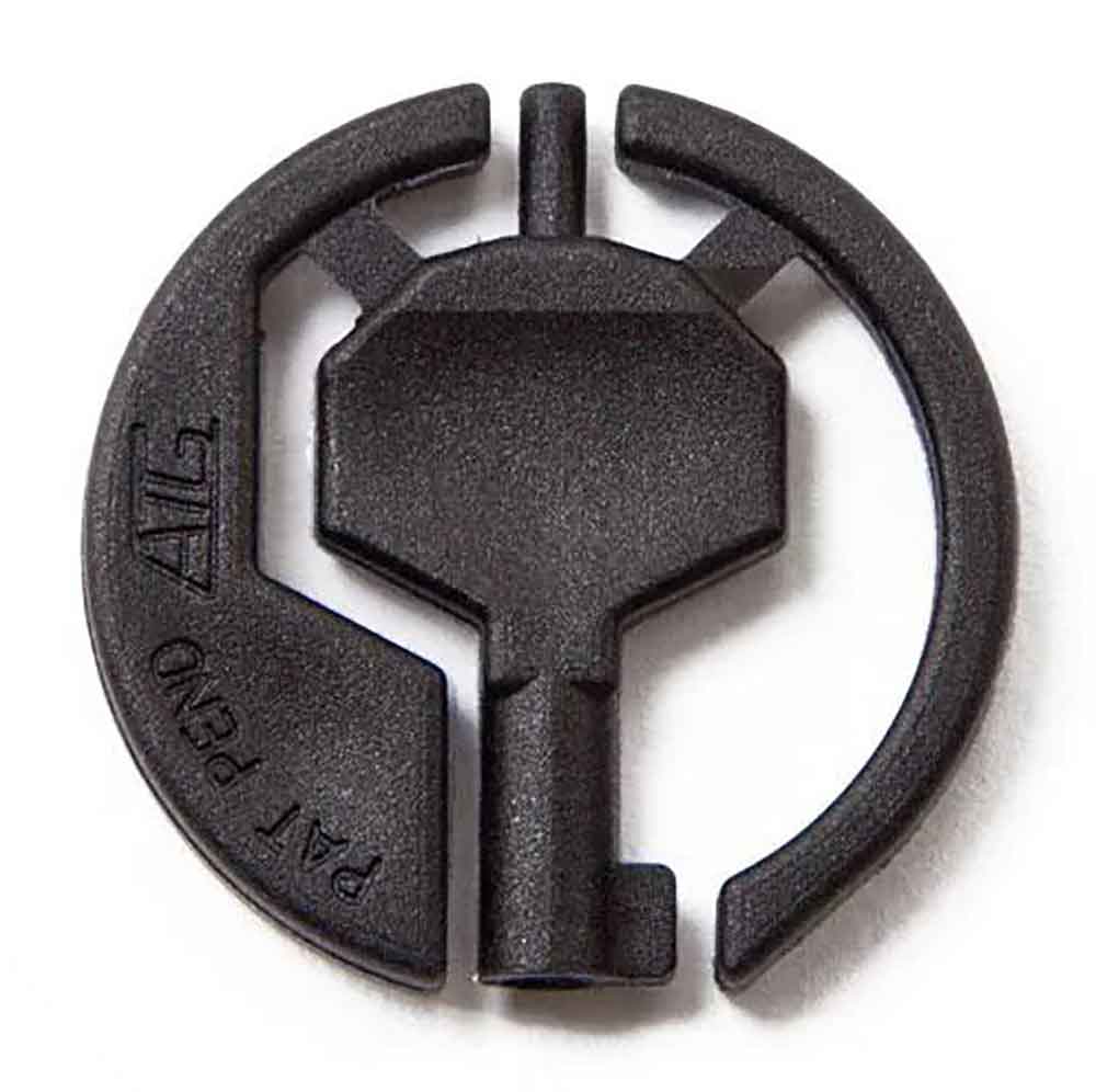Wazoo polymer handcuff key