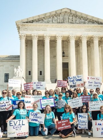 group of women on Capitol Hill steps